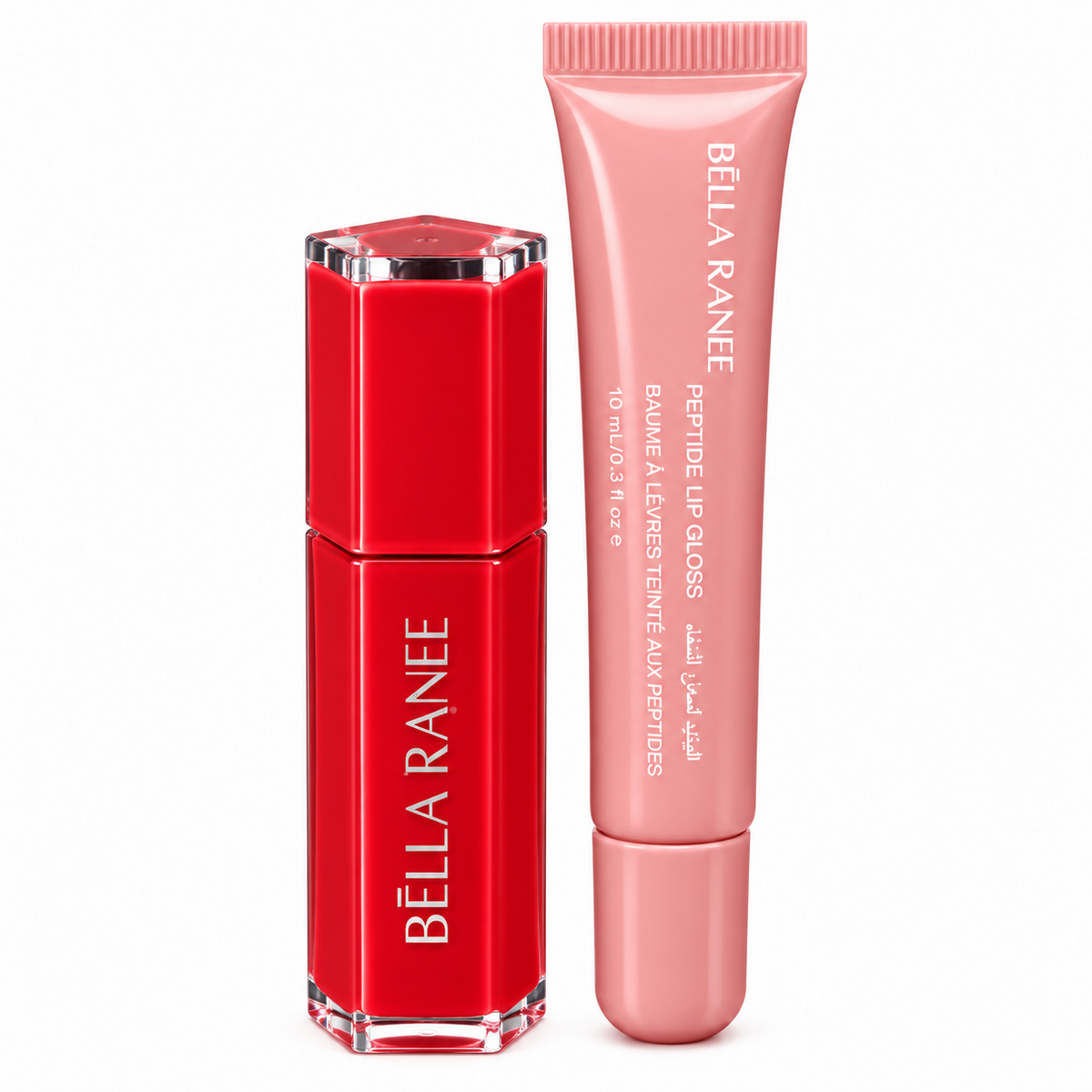Bella Ranee Lipstick and Peptide Lip Gloss Set - YB2004