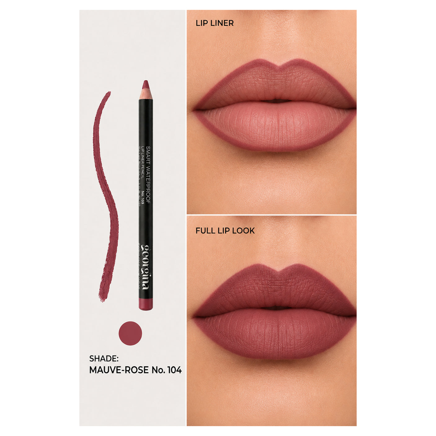 Georgina Smart Waterproof Lip Liner Pencil