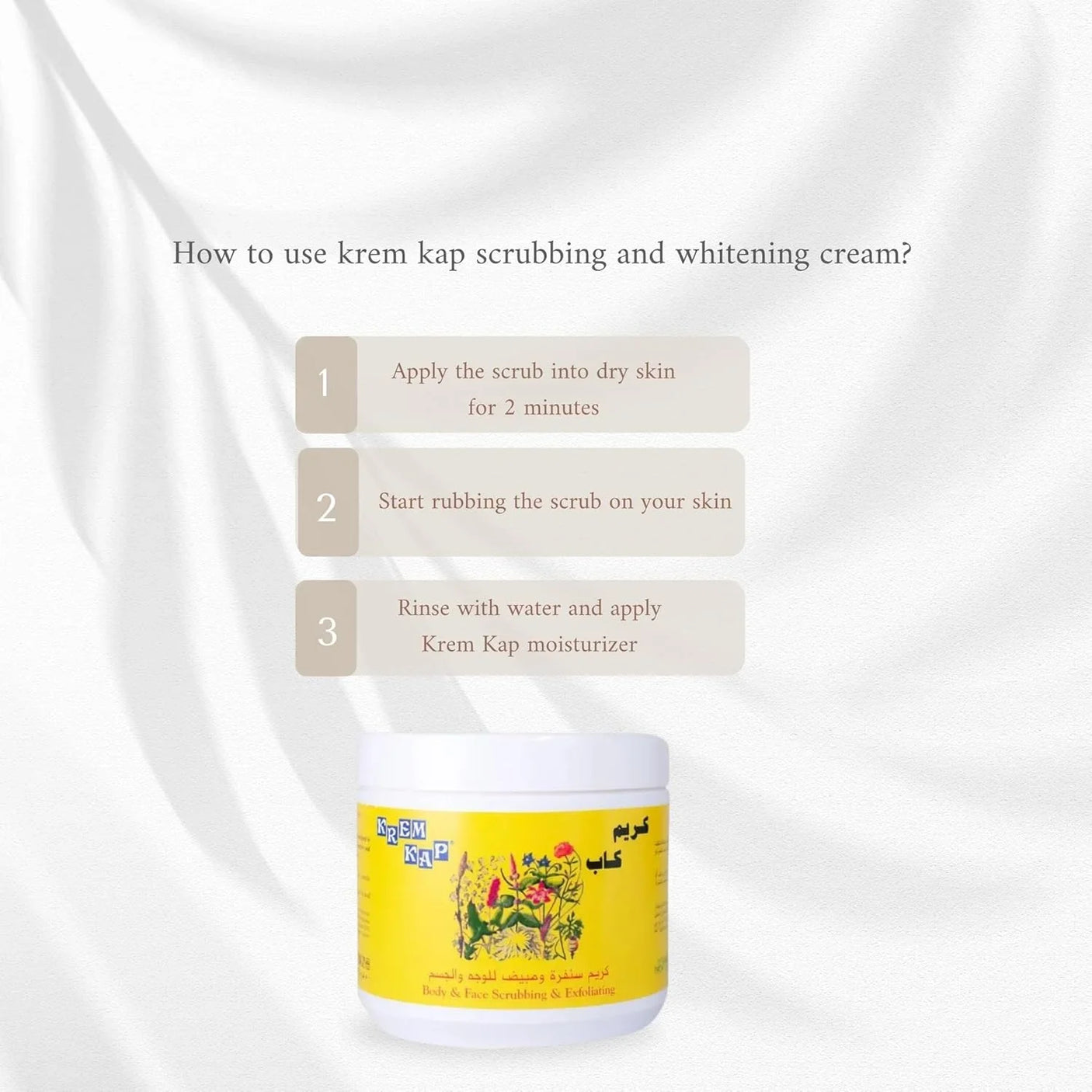 Krem Kap Body & Face Scrubbing & Exfoliating Cream - 500g