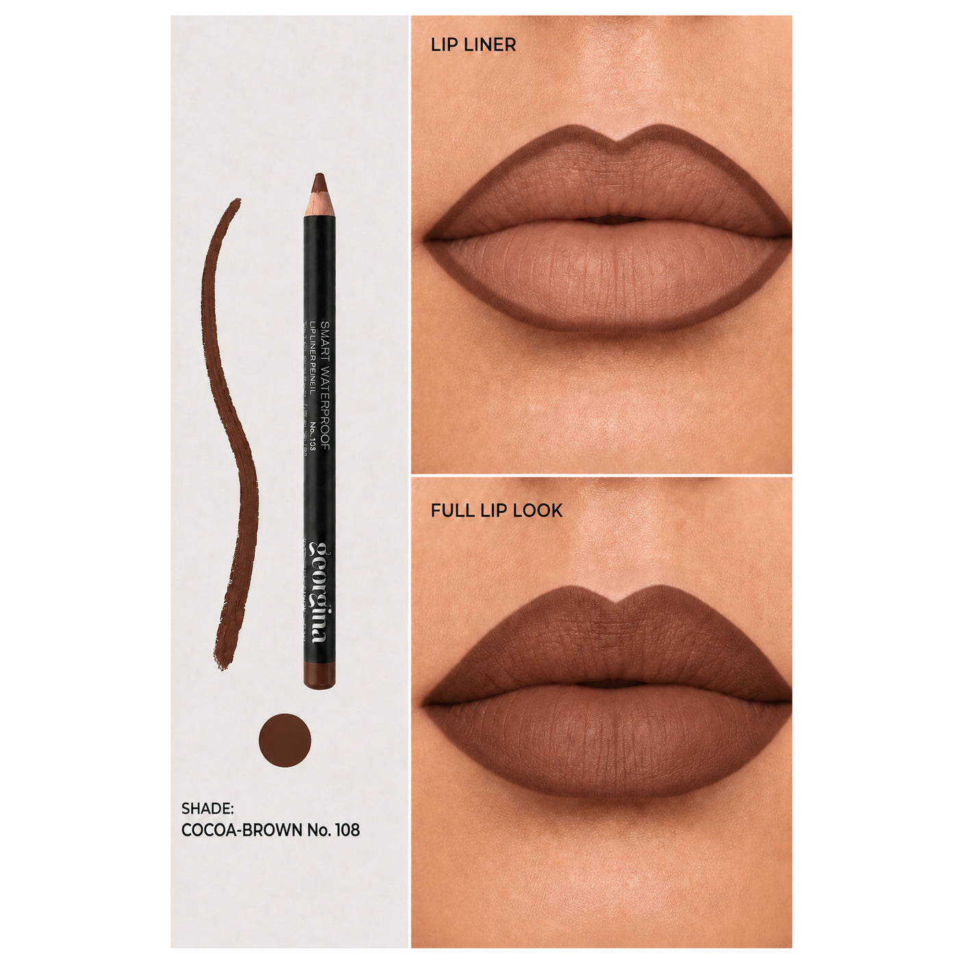 Georgina Smart Waterproof Lip Liner Pencil