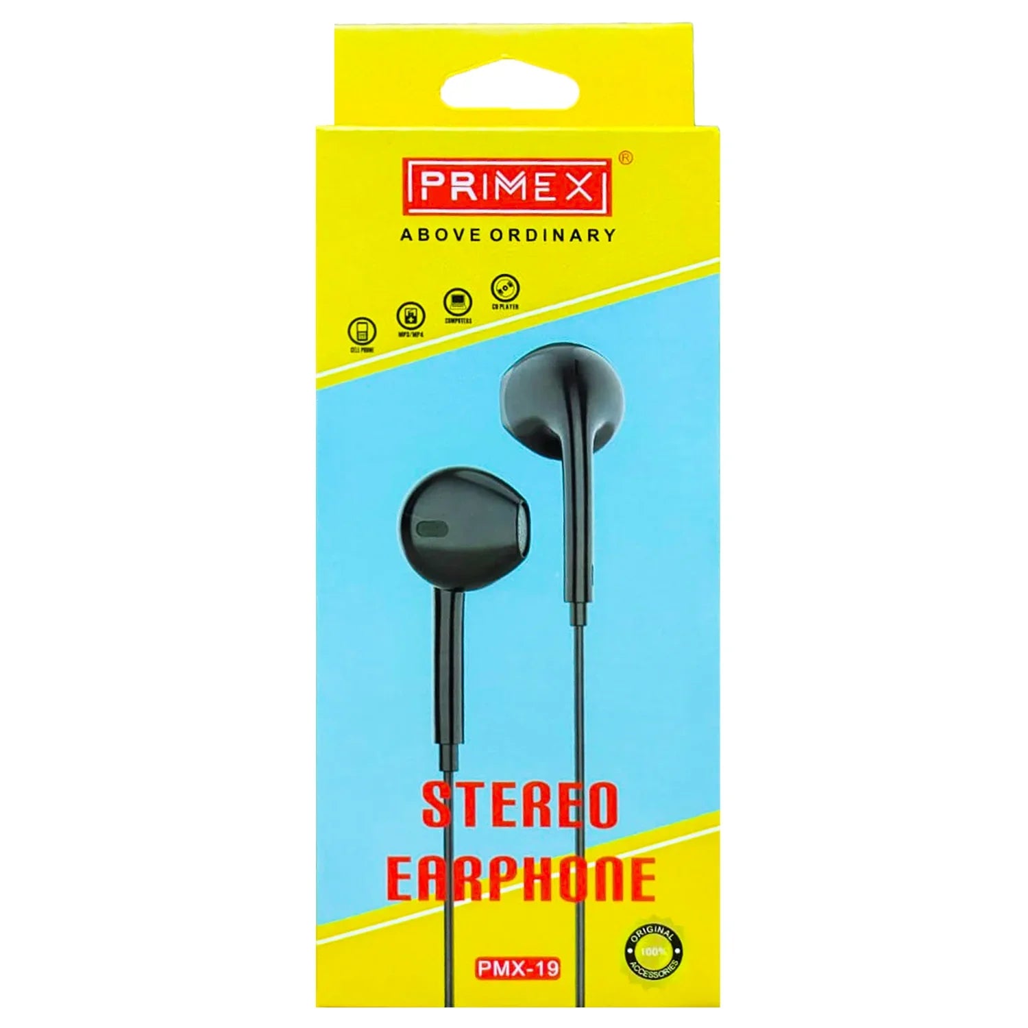 Primex Extra Bass Stereo Earphone PMX-19
