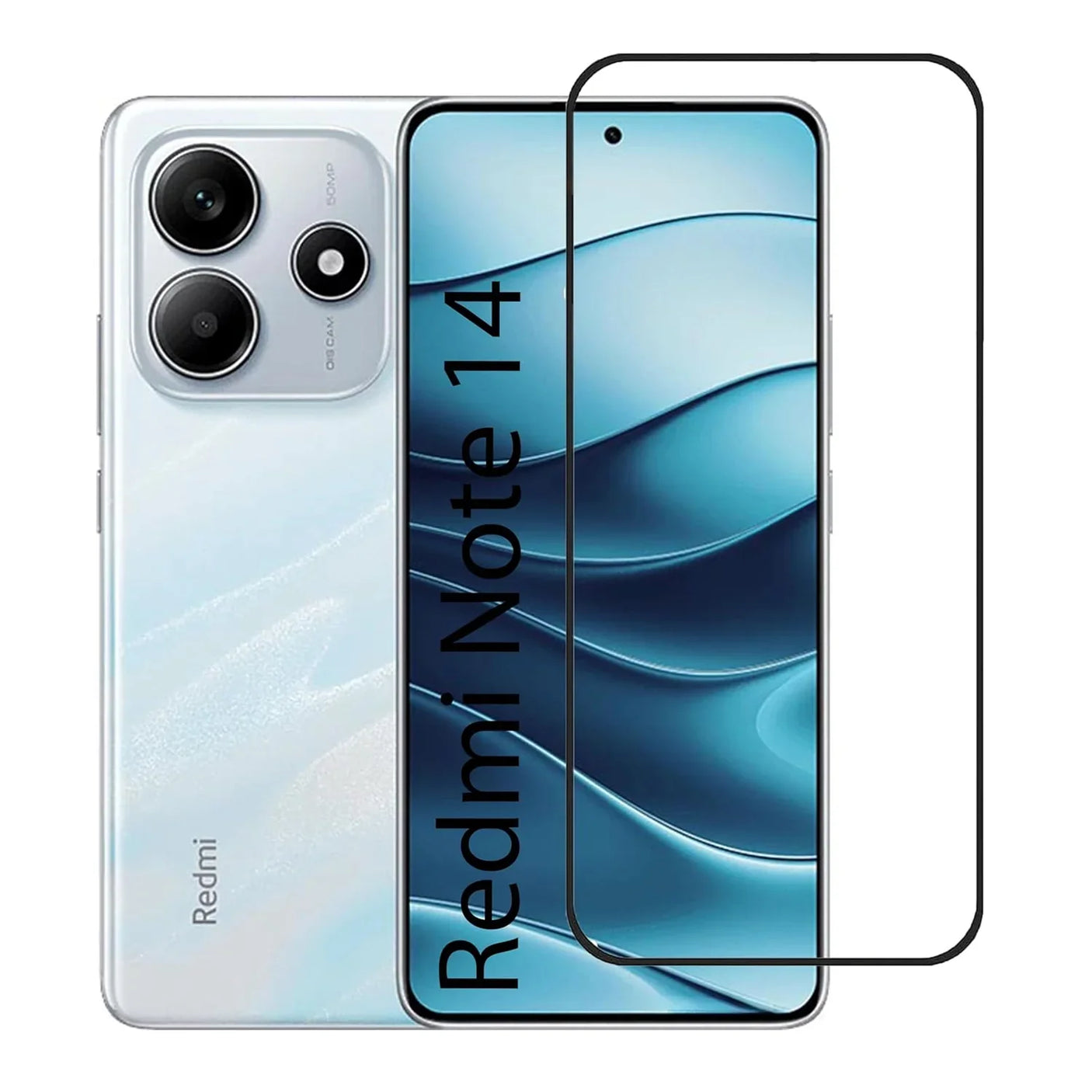 زجاج ريدمي نوت 14 HD المقوى
