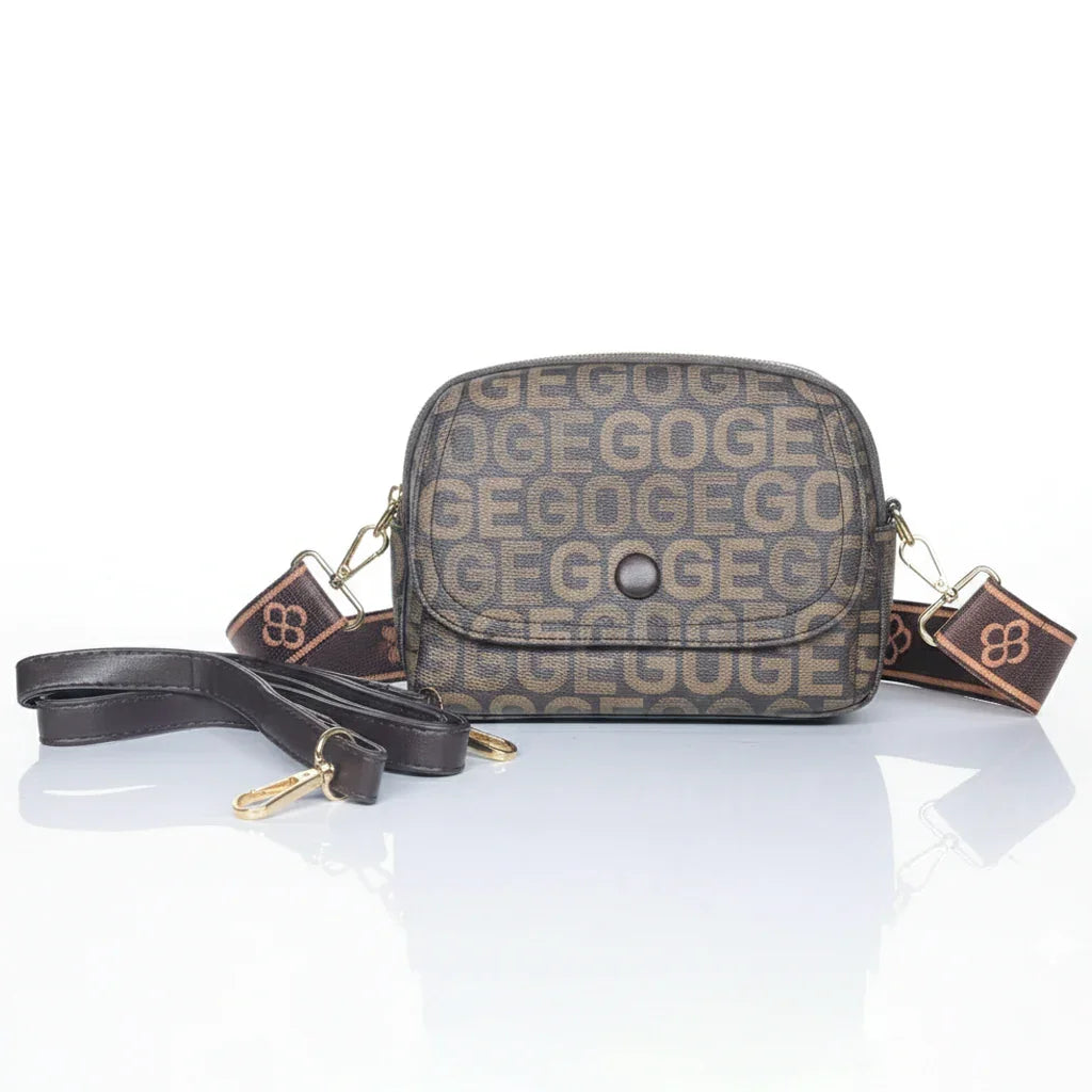 Women's Classic Design Crossbody Bag With Two Straps - 3015#