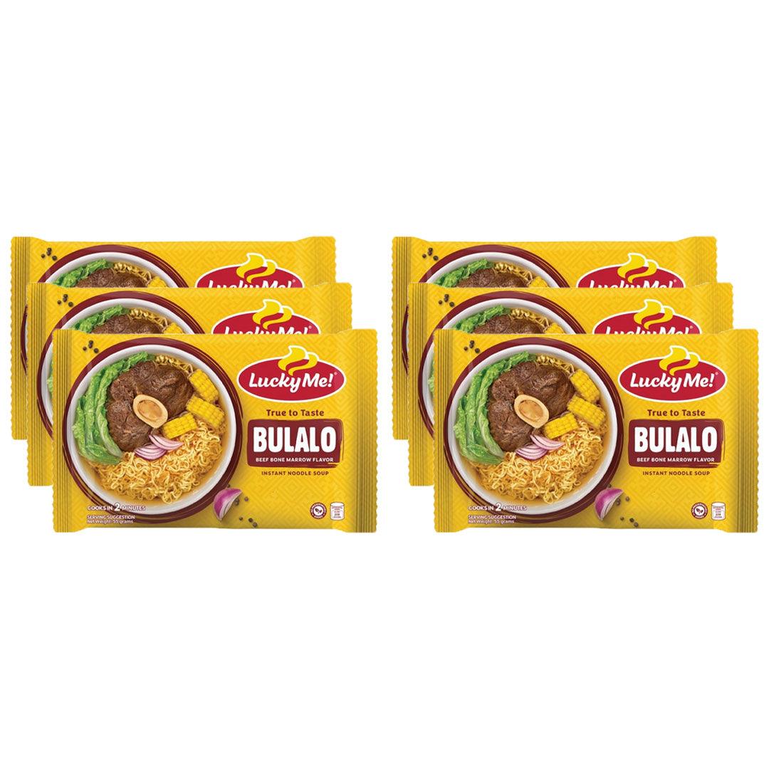 Lucky Me Instant Noodles Soup Bulalo - 55g (5+1) Offer