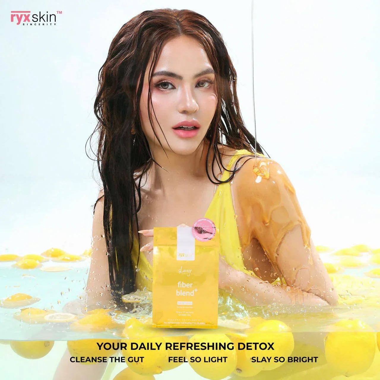 Ryx Skin Fiber Blend+ Honey Lemon Juice Mix - 20g x 10 Sachets