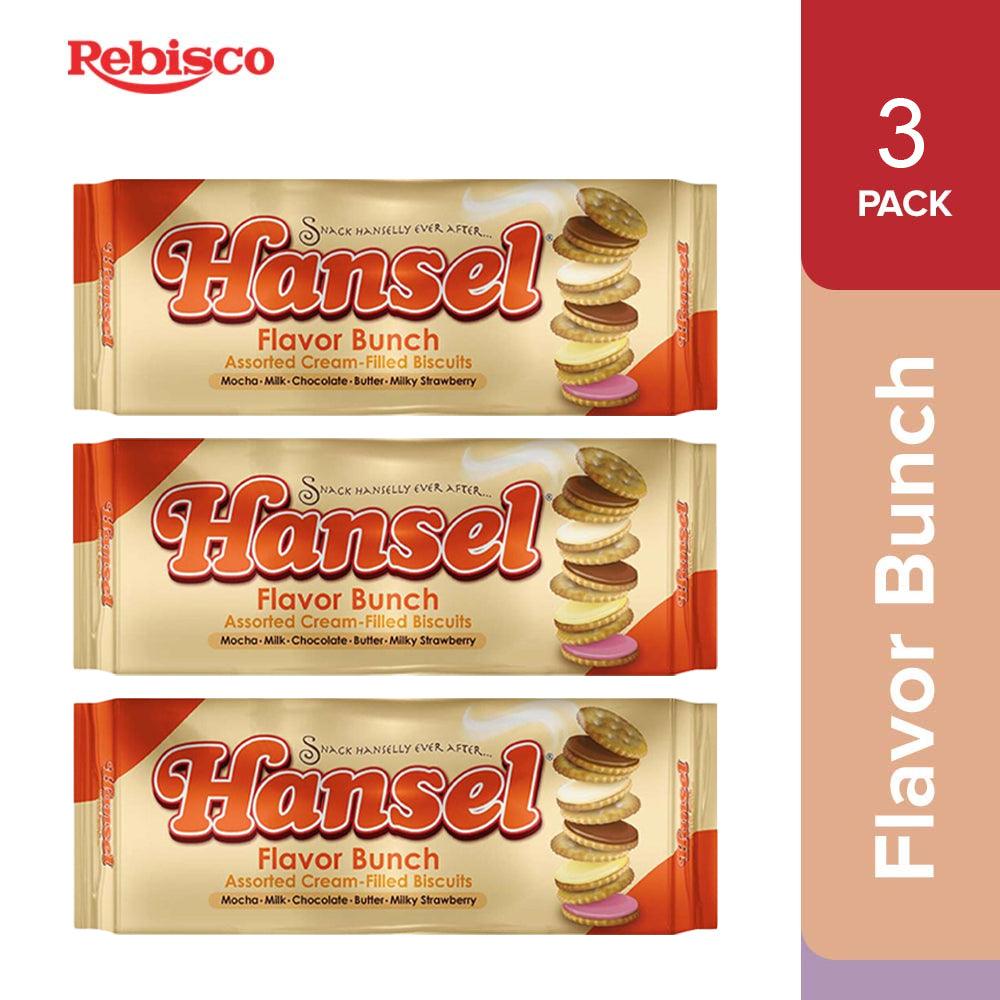 Hansel Flavor Bunch Assorted Cream Biscuits 10x31gm x 3 pcs(Offer)
