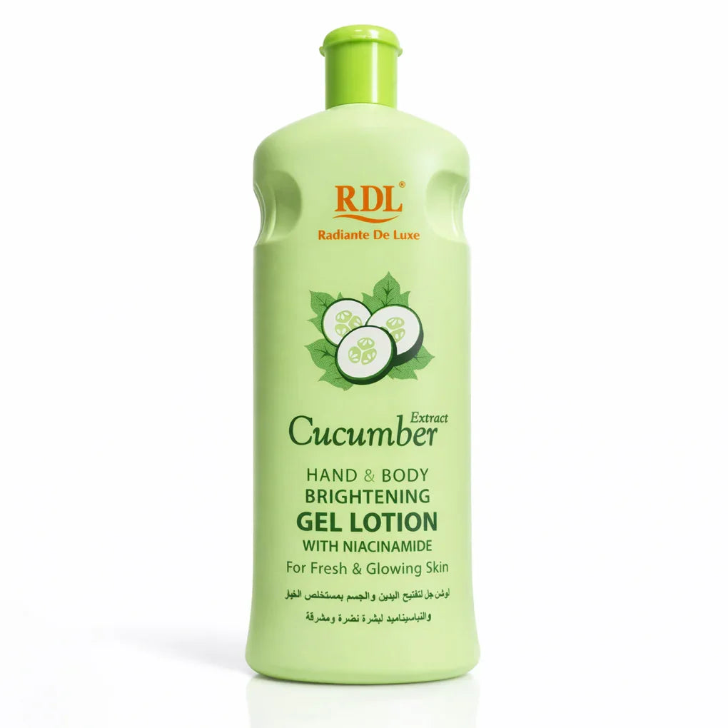 RDL Cucumber Extract Brightening Hand & Body Gel Lotion - 600ml