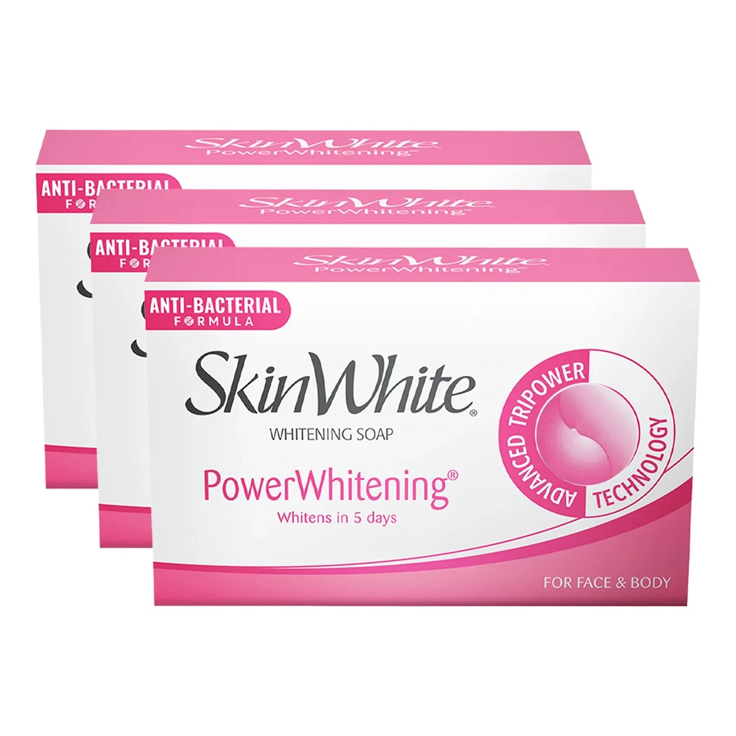 SkinWhite PowerWhitening Soap - 125g × 3 Pcs (Offer)