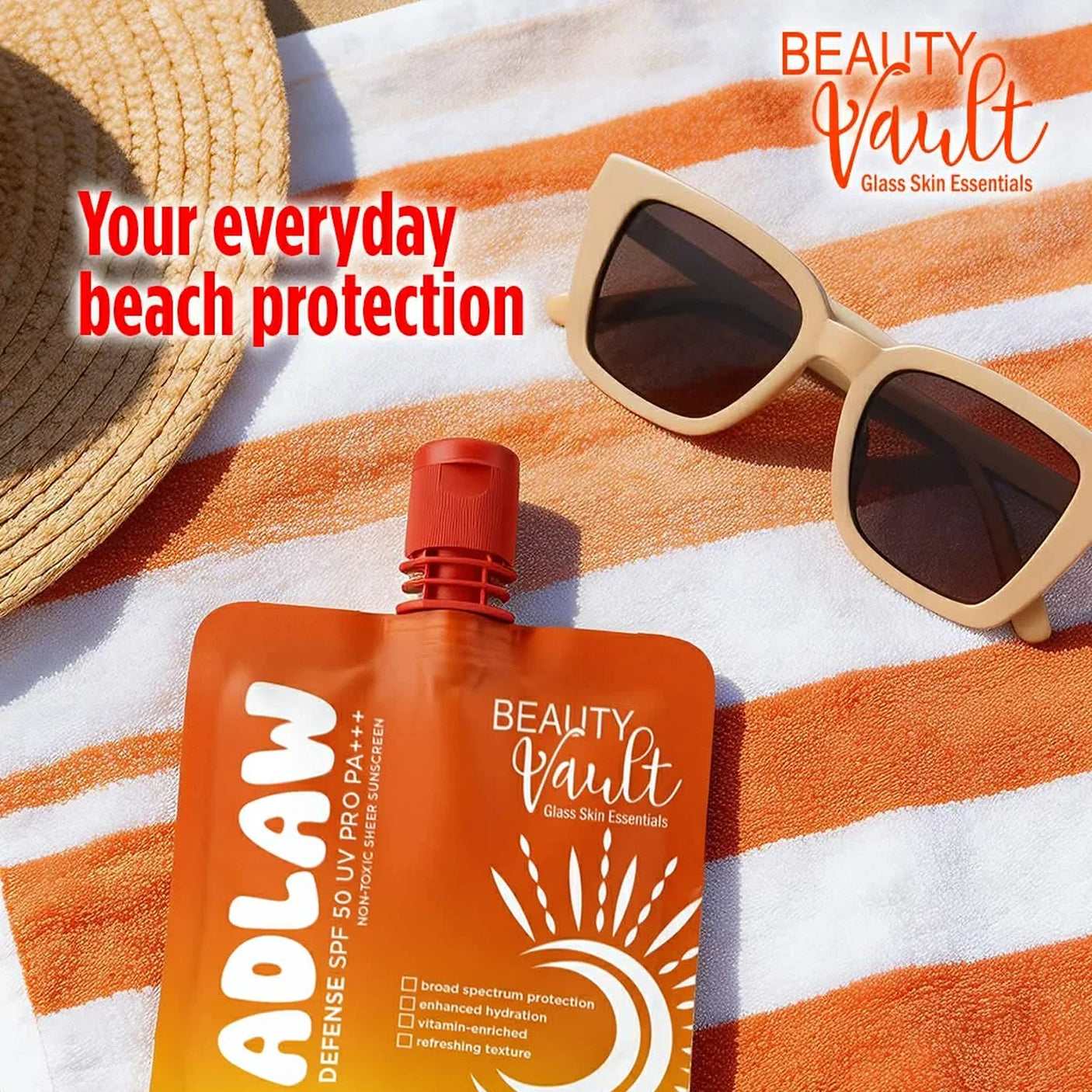 بيوتي فولت أدلو ديفنس أدلو ديفنس SPF 50 UV Pro PA+++ - 50 مل