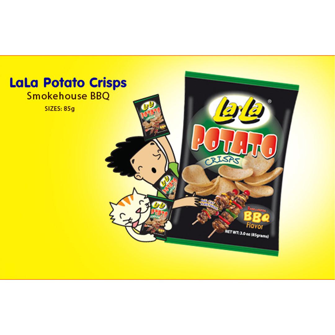 La La Potato Crisps Smokehouse BBQ Flavor - 85g