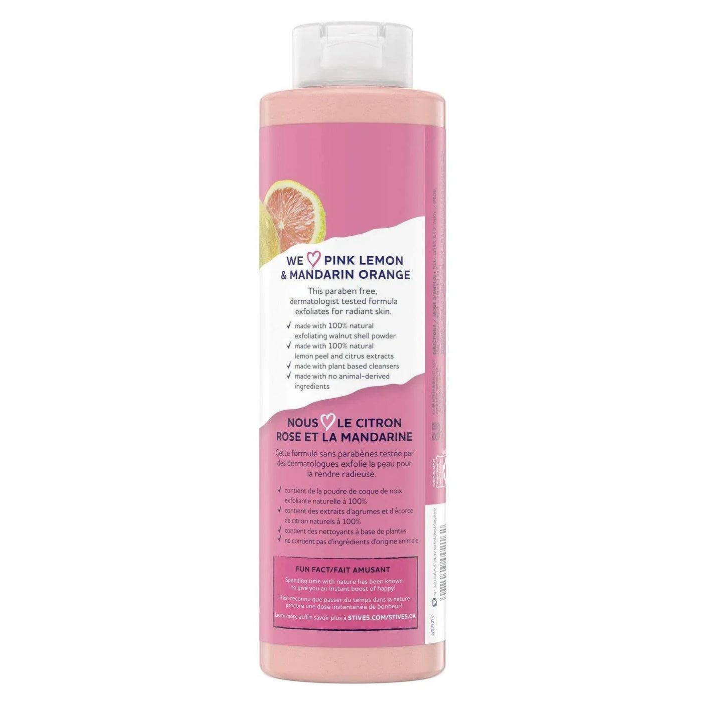 St Ives Pink Lemon & Mandarin Orange Body Wash - 650ml