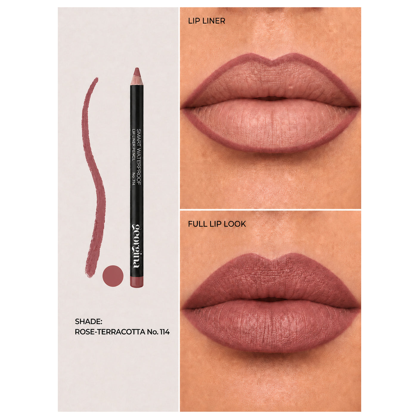 Georgina Smart Waterproof Lip Liner Pencil