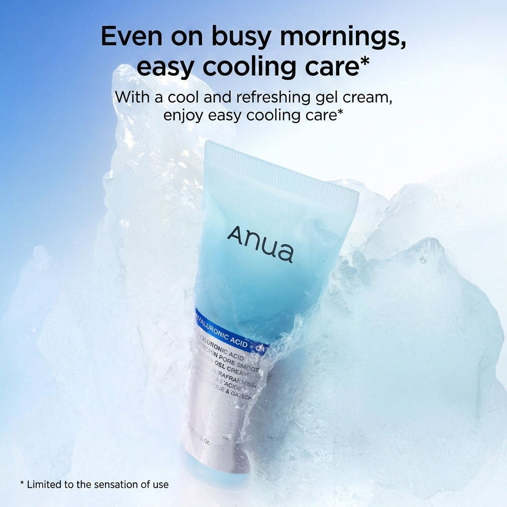 Anua Hyaluronic Acid Pore Smoothing Cooling Gel Cream - 80ml
