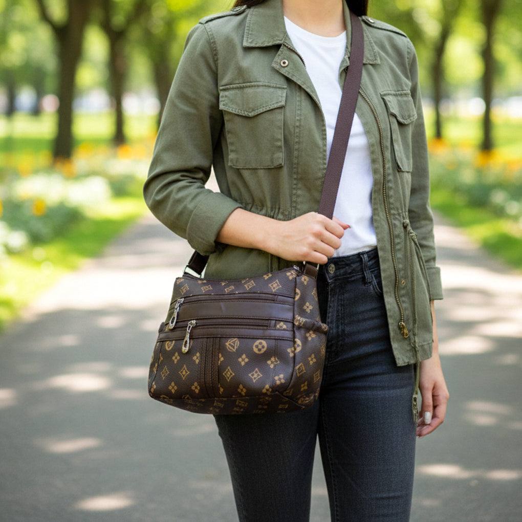 Casual Women's Shoulder Bag with Adjustable Strap 8701-1#