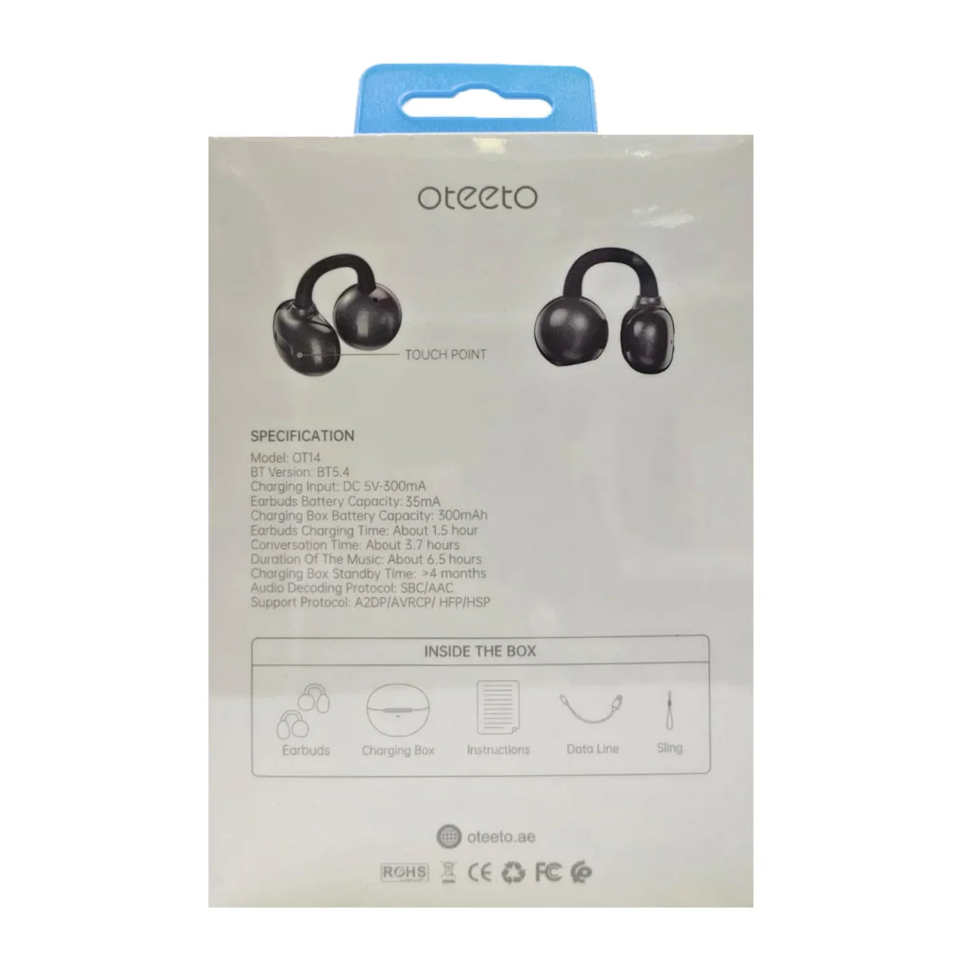 Oteeto Dual Device Connection Wireless Earphone - OT14