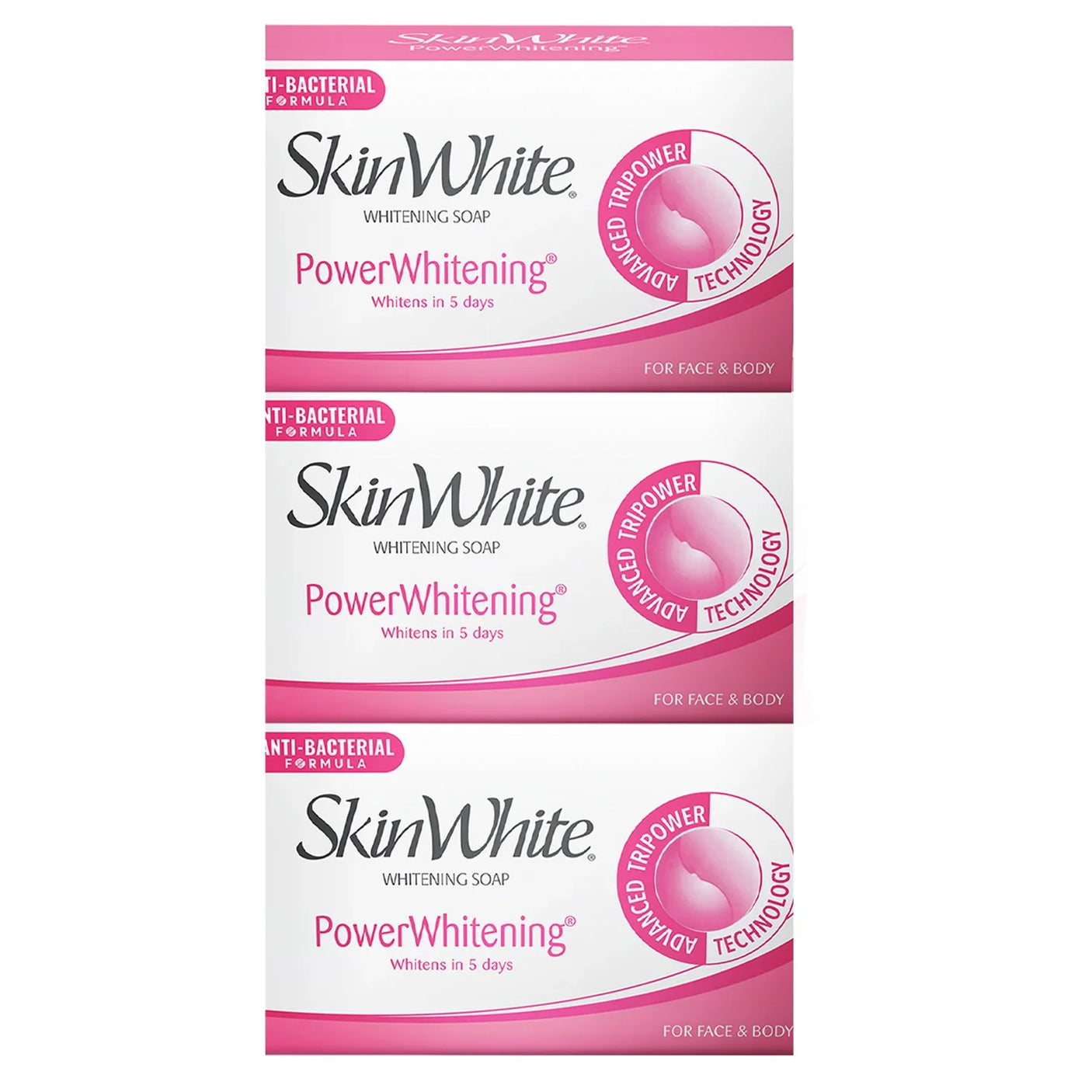SkinWhite PowerWhitening Soap - 125g × 3 Pcs (Offer)