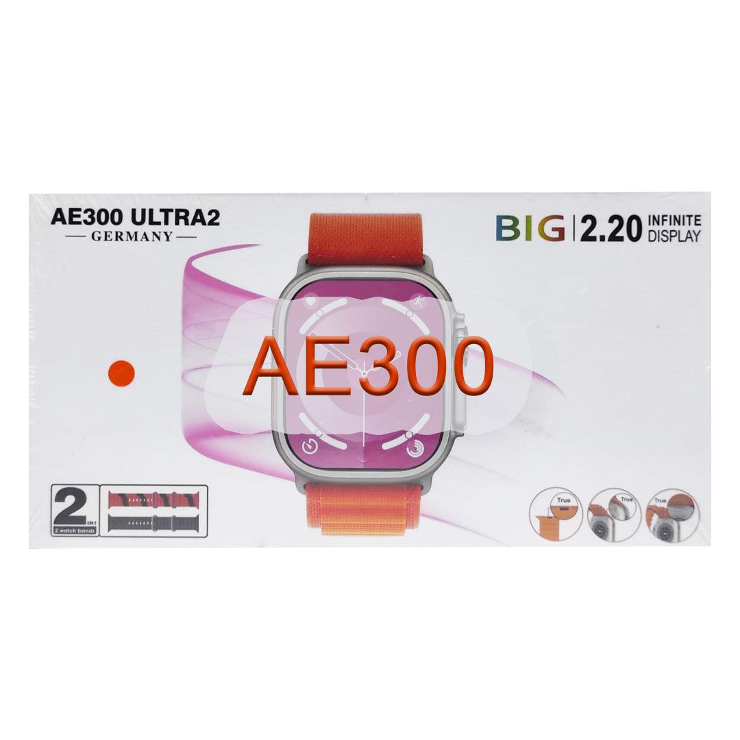 ساعة ذكية بشاشة كبيرة 2.20 بوصة - AE300