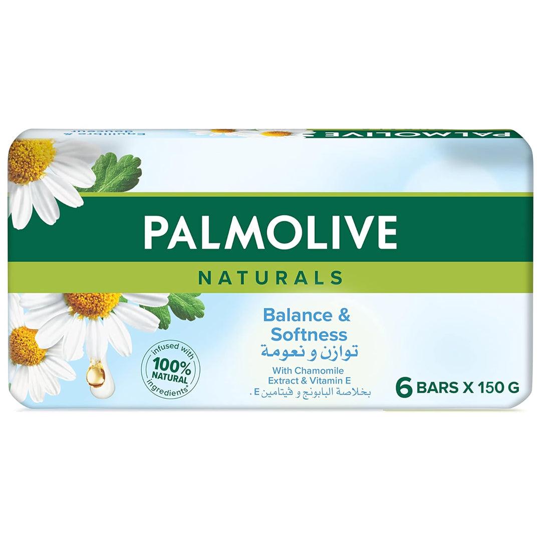 Palmolive Naturals Balanced & Softness Bar Soap - 6 × 150g