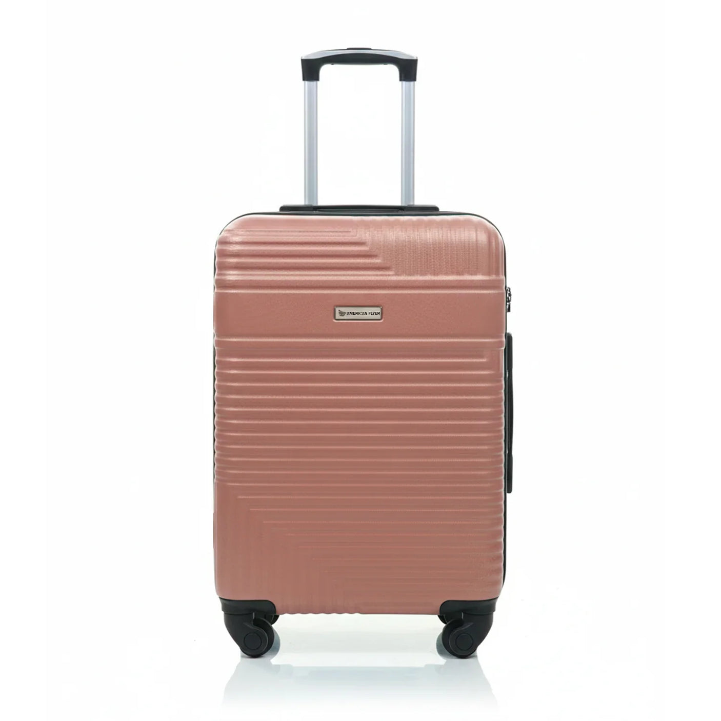 American Flyer Luggage Bag 20 Inch Cabin Size Luggage Trolly - Rose Gold