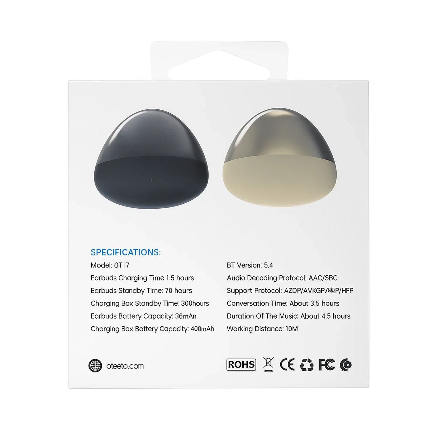 Oteeto Hi-Fi OWS Open Wearable Earbuds - OT17