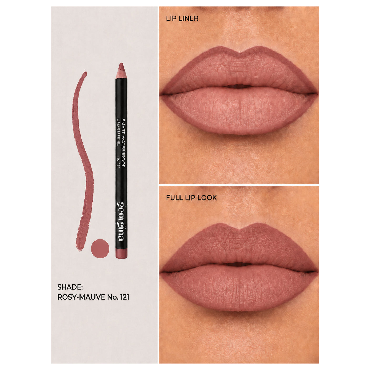 Georgina Smart Waterproof Lip Liner Pencil