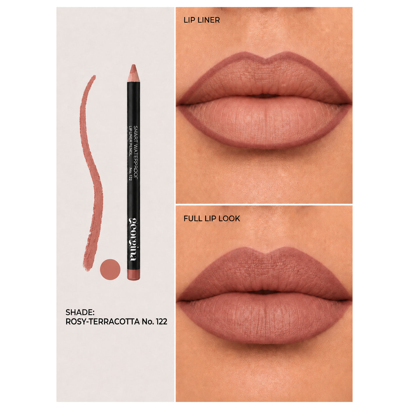 Georgina Smart Waterproof Lip Liner Pencil