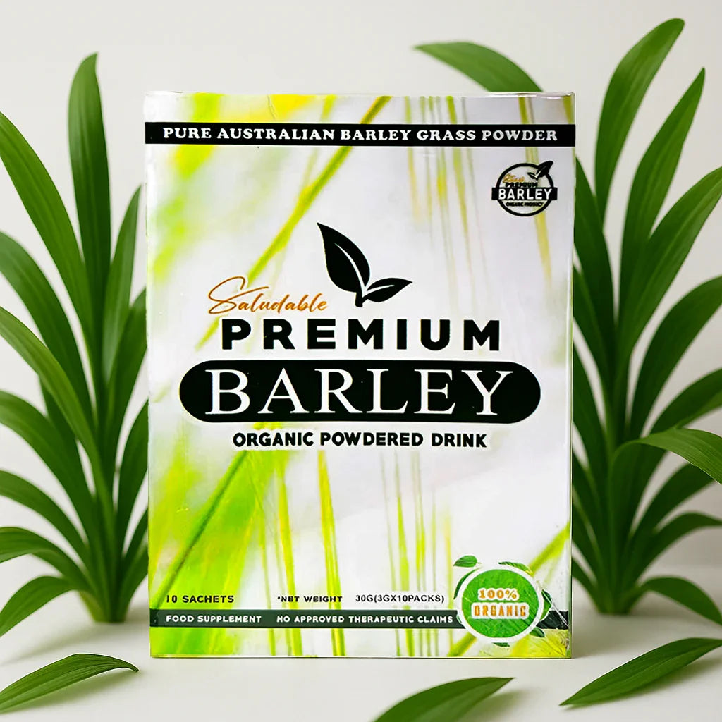 Saludable Premium Barley Organic Powdered Drink - 3g x 10 Sachets