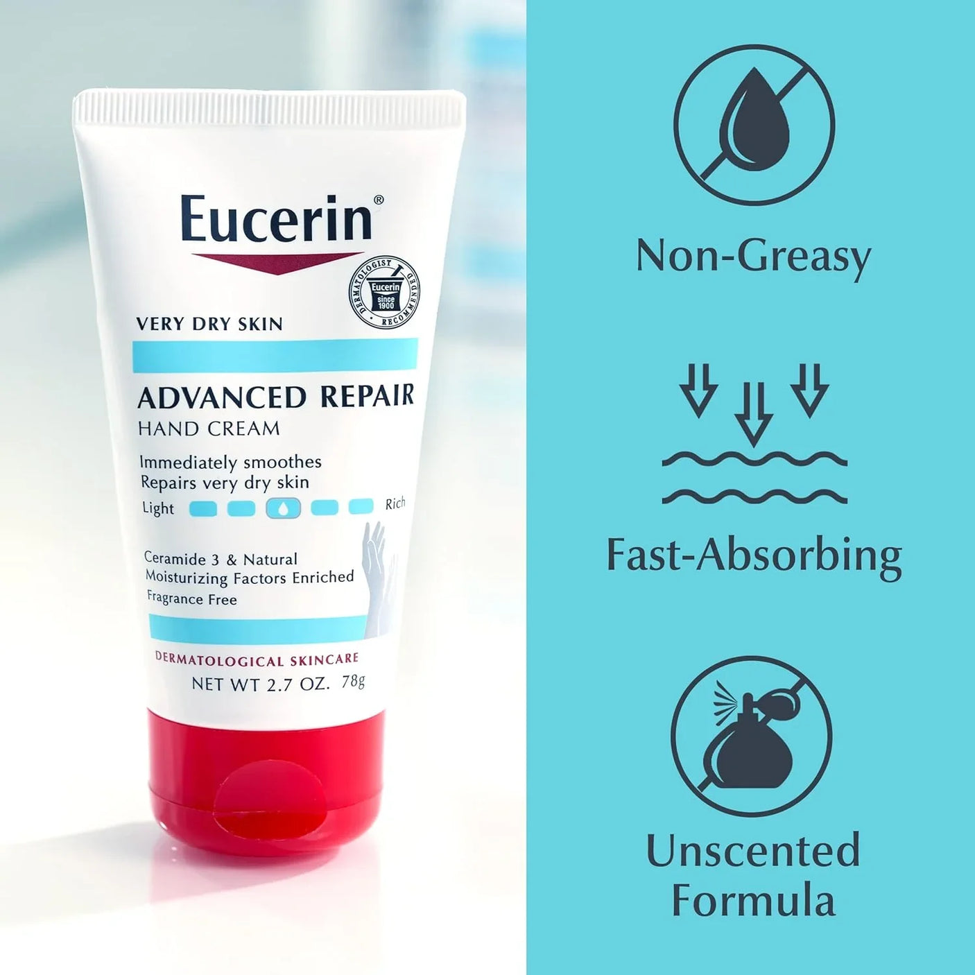 كريم اليدين Eucerin Advanced Repair لليدين - 78 جم