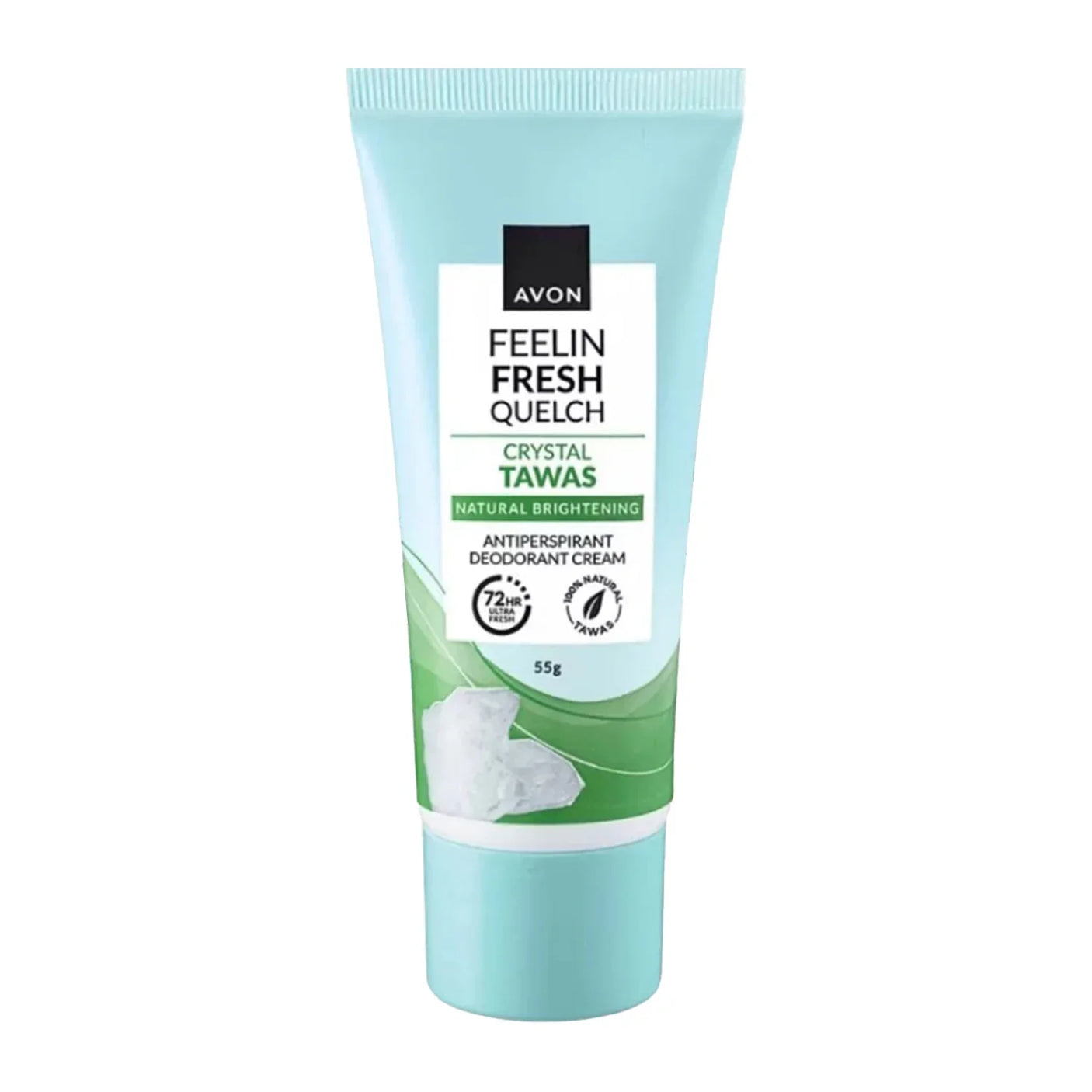 Avon Feelin Fresh Quelch Crystal Tawas Anti-Perspirant Deodorant Cream - 55g
