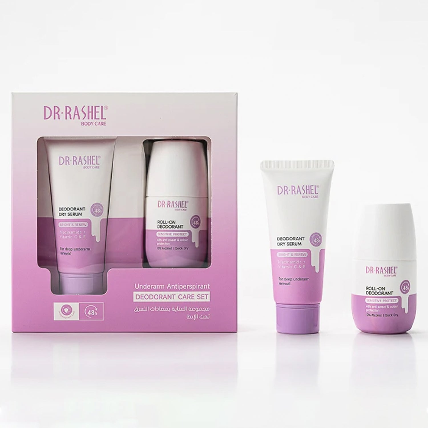 Dr.Rashel Bright & Renew Underarm Antiperspirant Deodorant Care Set
