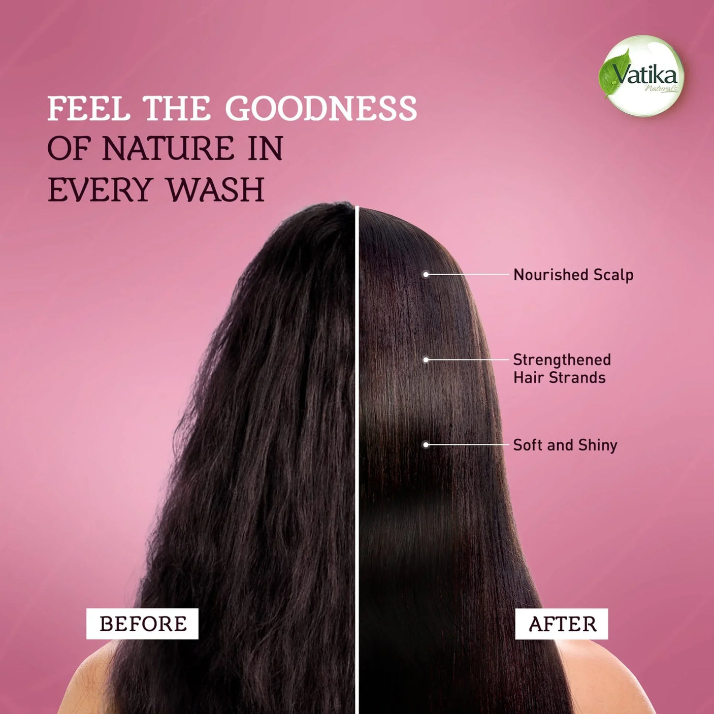 Vatika Naturals Red Onion Hair Fall Control Shampoo - 400ml