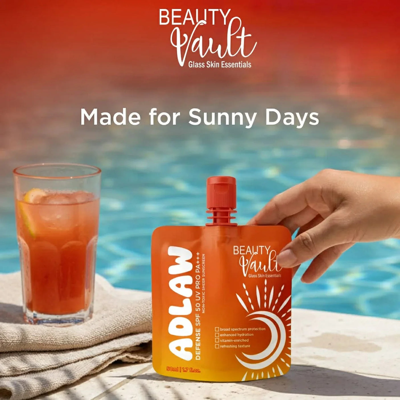 بيوتي فولت أدلو ديفنس أدلو ديفنس SPF 50 UV Pro PA+++ - 50 مل