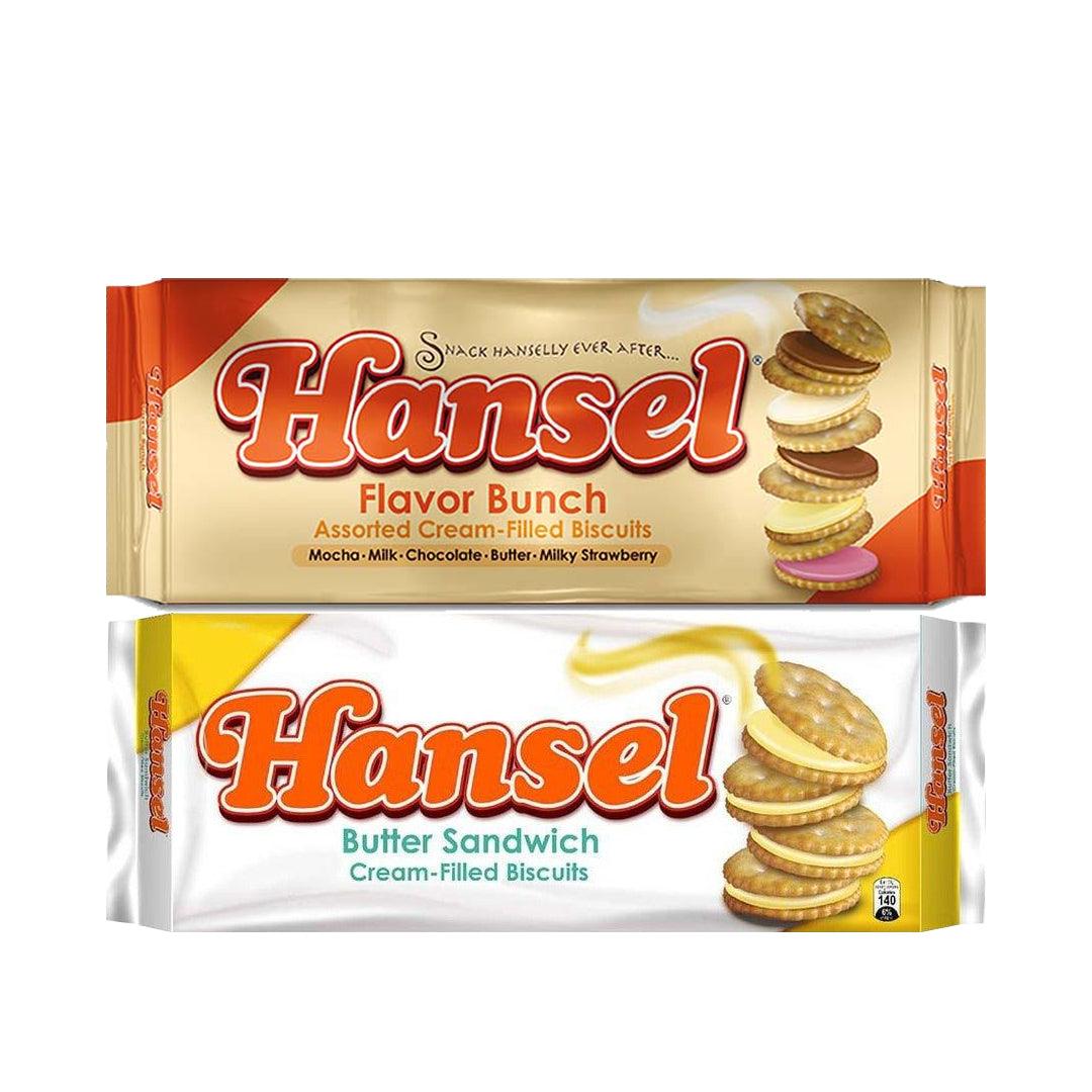 Hansel Flavor Bunch & Butter Sandwich Cream Biscuits - 310g × 2 Pcs (Promo Pack)