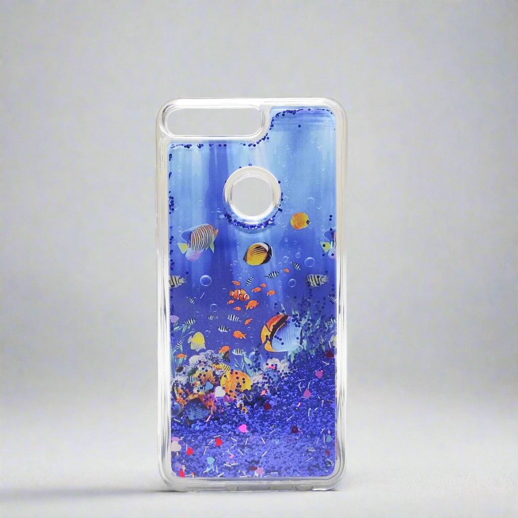 Huawei Y7 2018 Glitter Fashion Case Cover