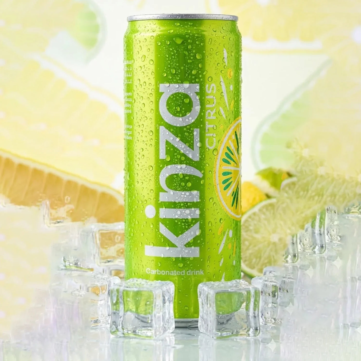 Kinza Citrus Carbonated Drink - 250ml