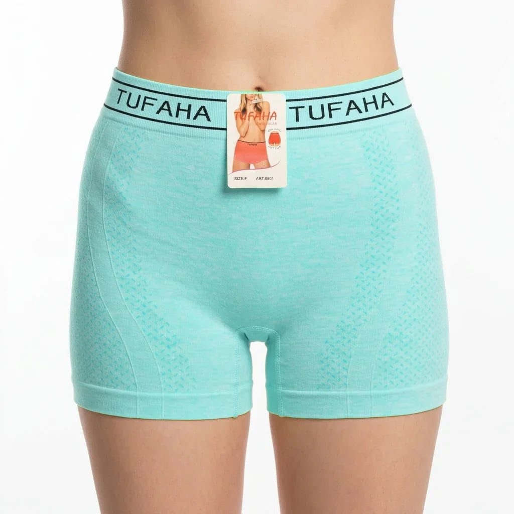 Tufaha Women's Seamless Sports Shorts - 8801#