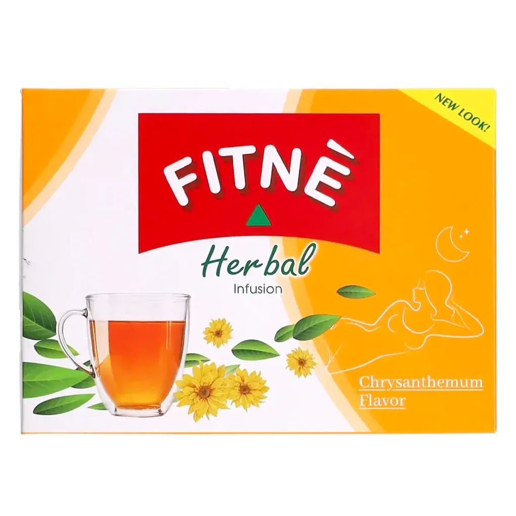 Fitne Herbal Infusion Chrysanthemum Flavored Tea - 2.5g × 15 Sachets (Box)