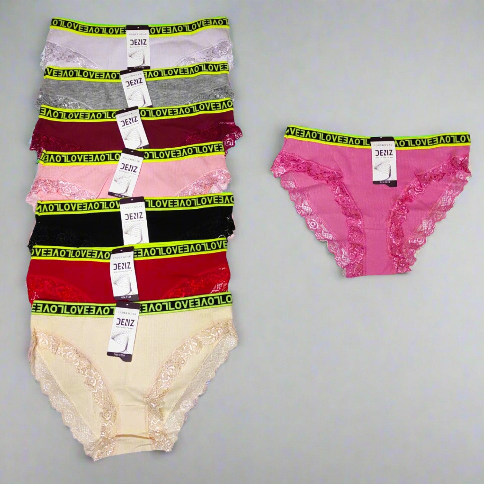 Deniz Love Panty Free Size 3Pcs Assorted - 2128