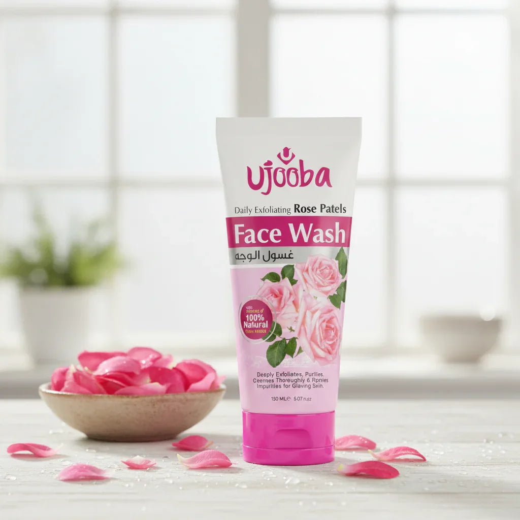 Ujooba Daily Cleansing Rose Petals Face Wash - 150ml
