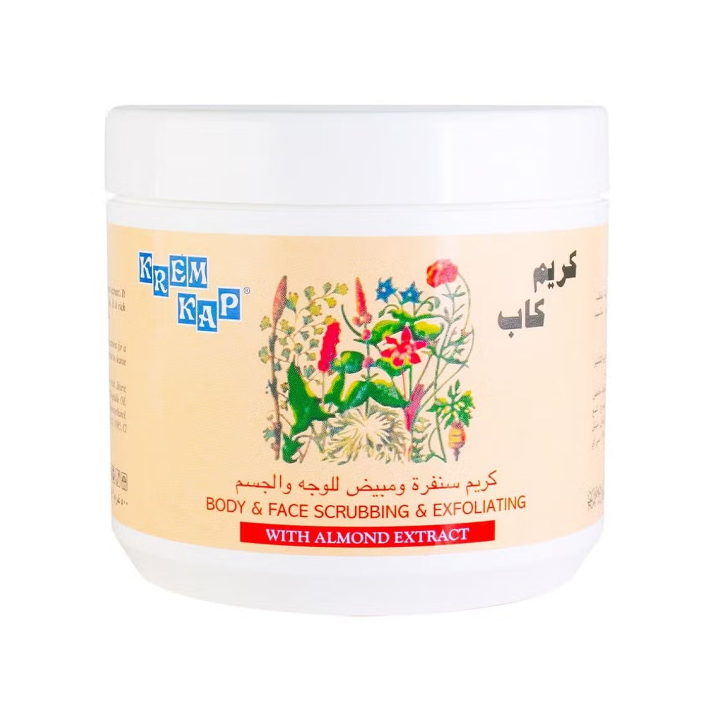 Krem Kap Almond Body & Face Scrubbing & Exfoliating Cream - 500g