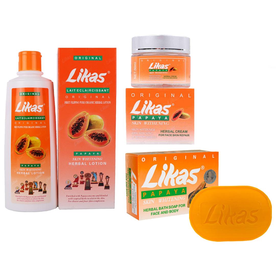 Likas Papaya Skin Brightening 3Pcs Set