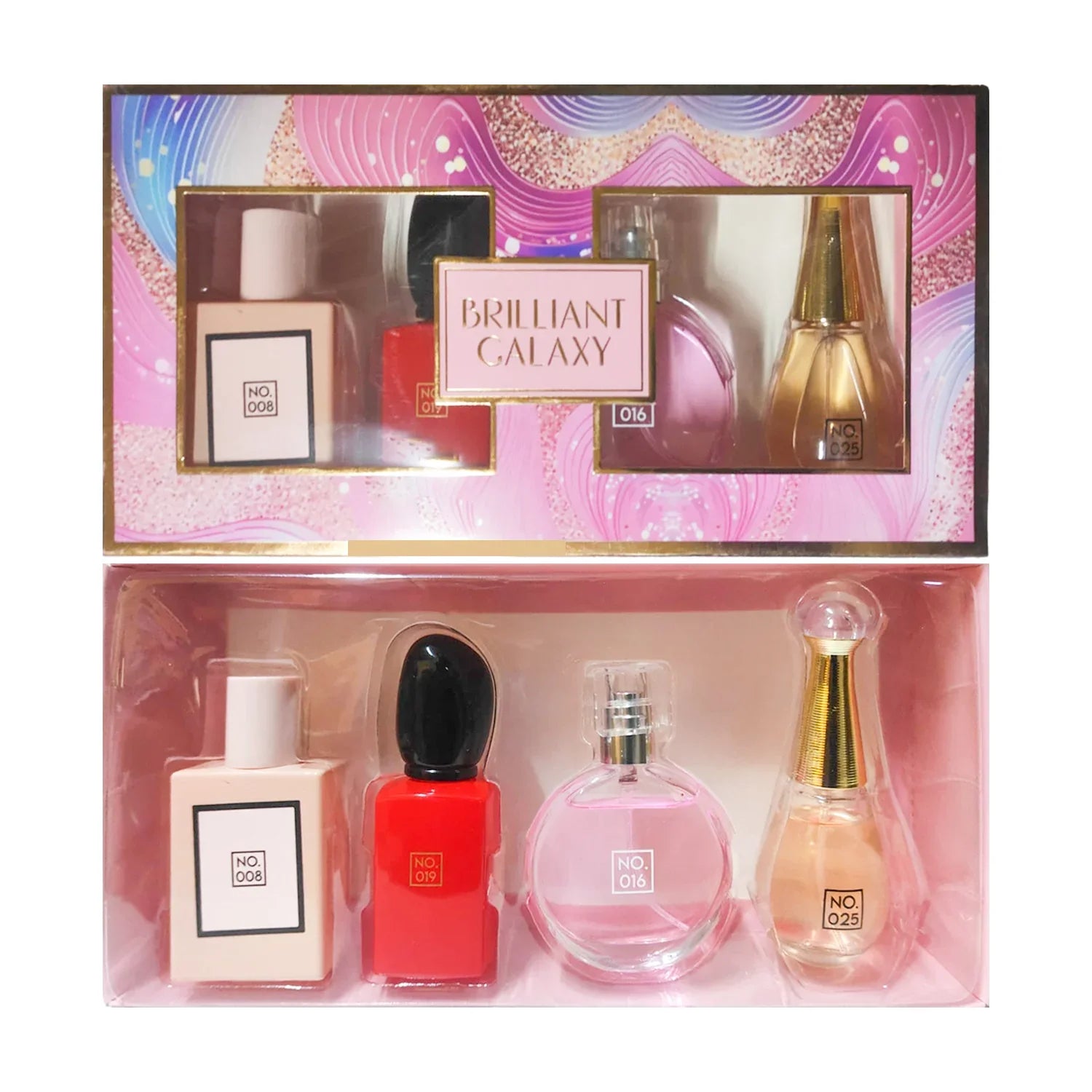 Brilliant Galaxy Perfume Combo Set - 4 Pcs Box (Model 3)