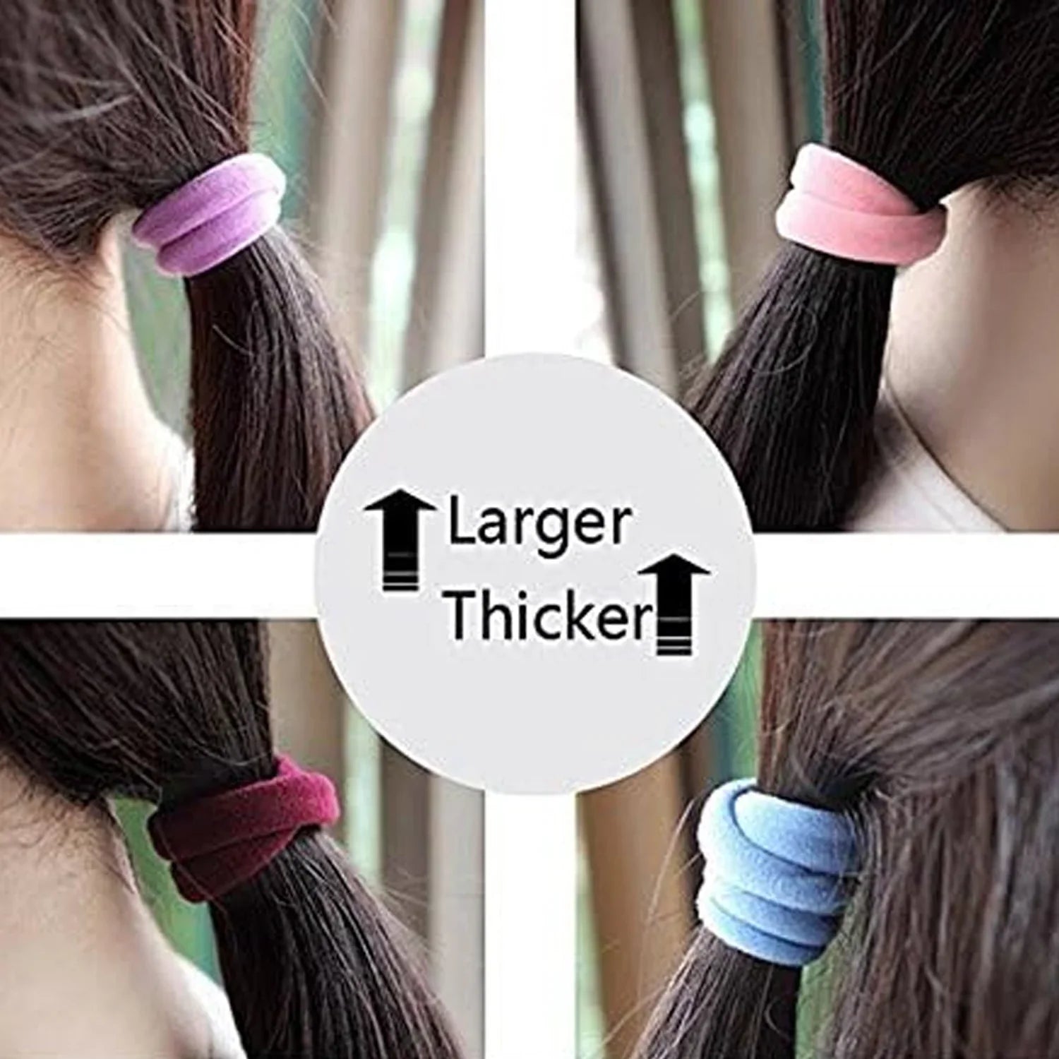 High Quality Mixed Color Rubber Bands - 24 Pcs (C6)