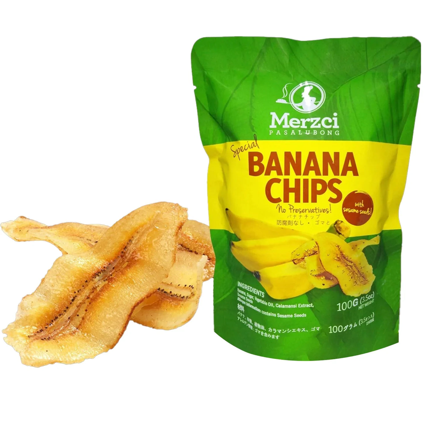 Merzci Special Banana Chips - 100g