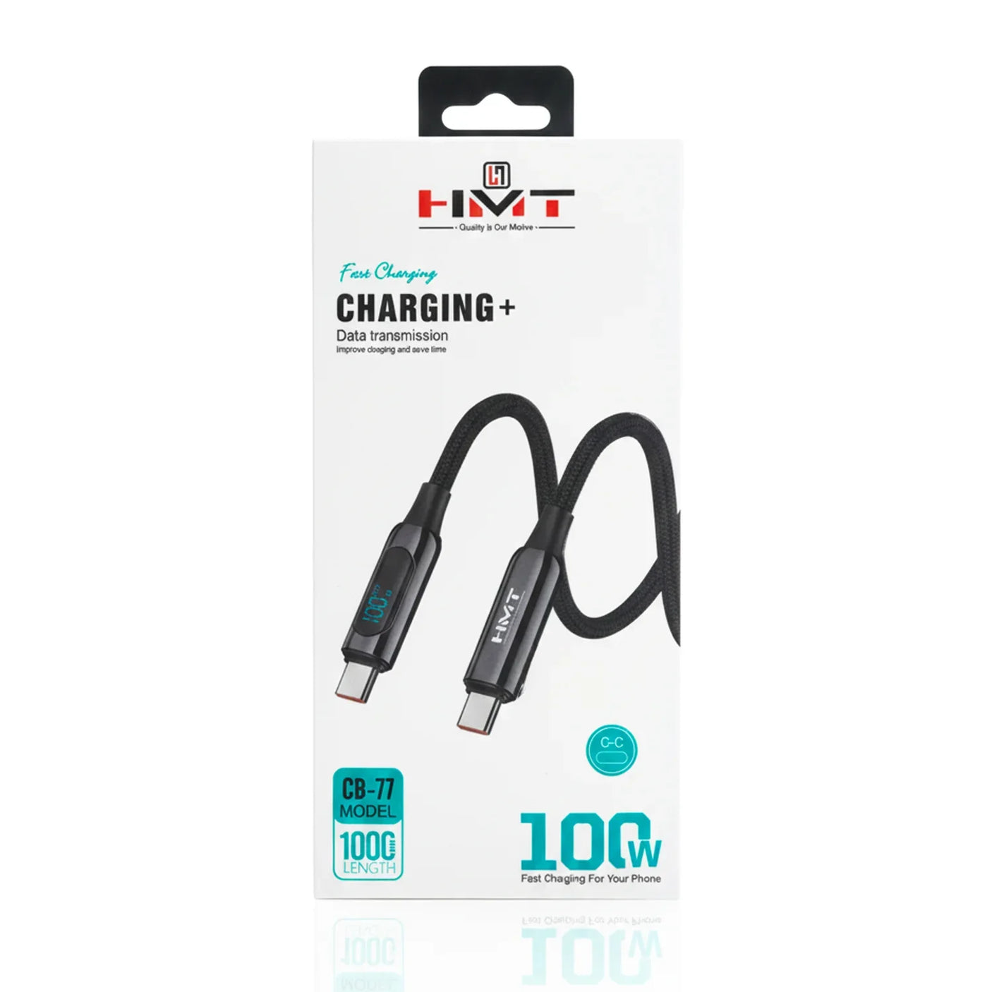 HMT 100W Type C Fast Charging Data Cable CB-77