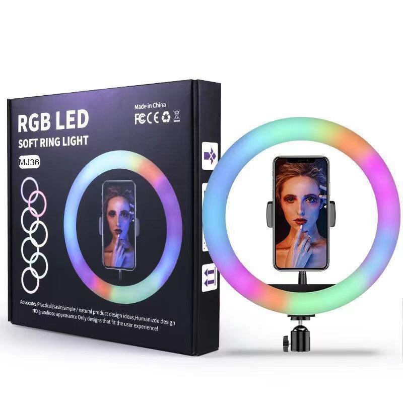 حلقة ضوء LED ناعمة MJ-36 RGB