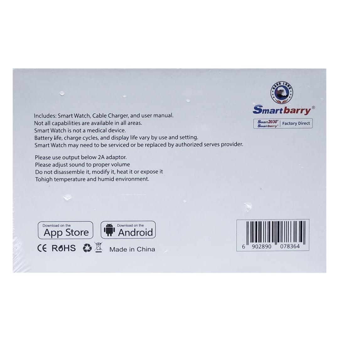 ساعة ذكية للسيدات من Smartbarry مع طقم أقراط - A29 Plus
