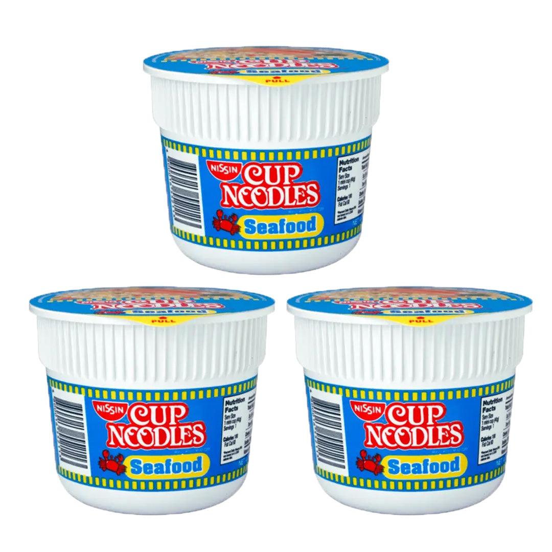 Nissin Cup Noodles Seafood 40g (2+1) Offer
