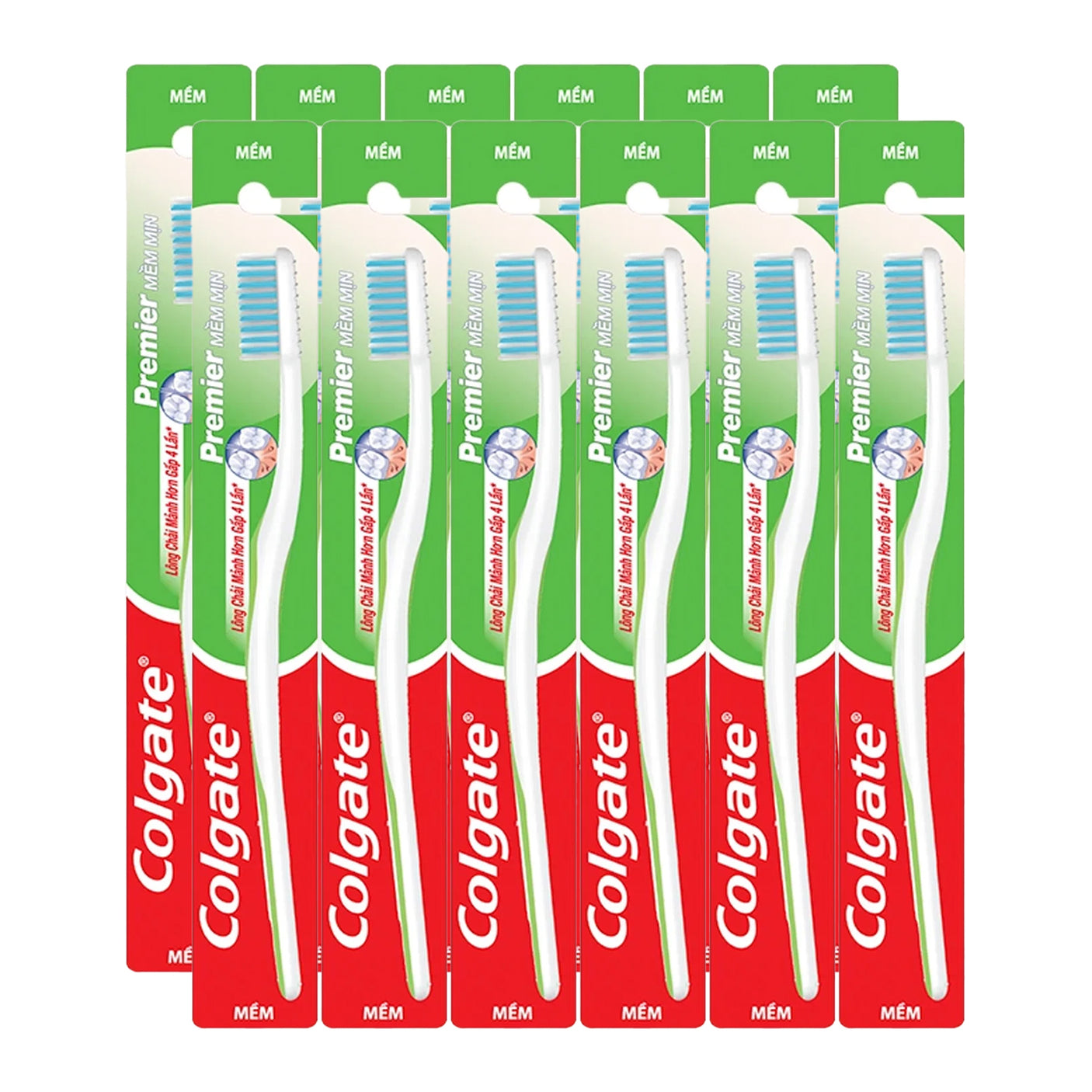 Colgate Premier Clean Soft Toothbrush - 12 Pcs (Offer)