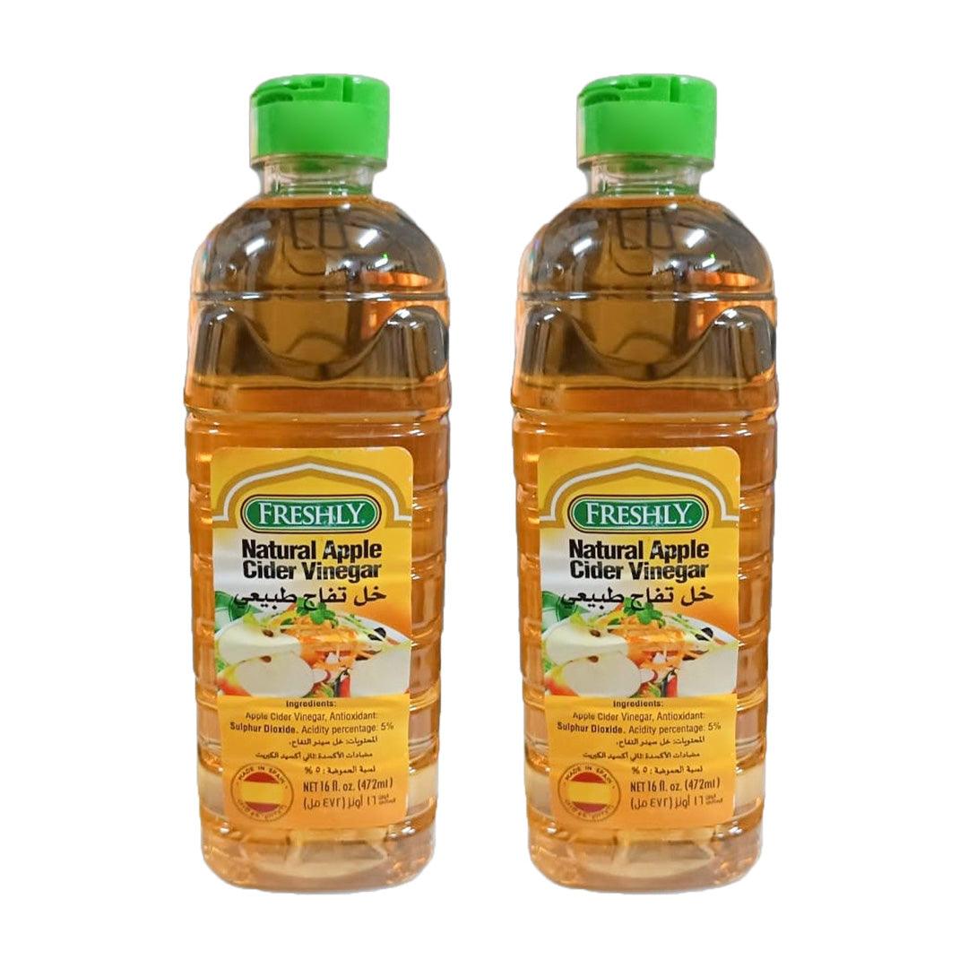 Freshly Natural Apple Cider Vinegar - 472ml (1+1) Offer